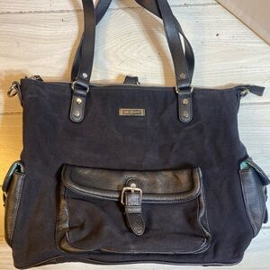 Lily & Jade Canvas Diaper bag Backpack Purse